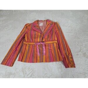 VTG Nanette Lepore Striped Blazer "Charmed" Y2K Screen-Accurate Paige Matthews